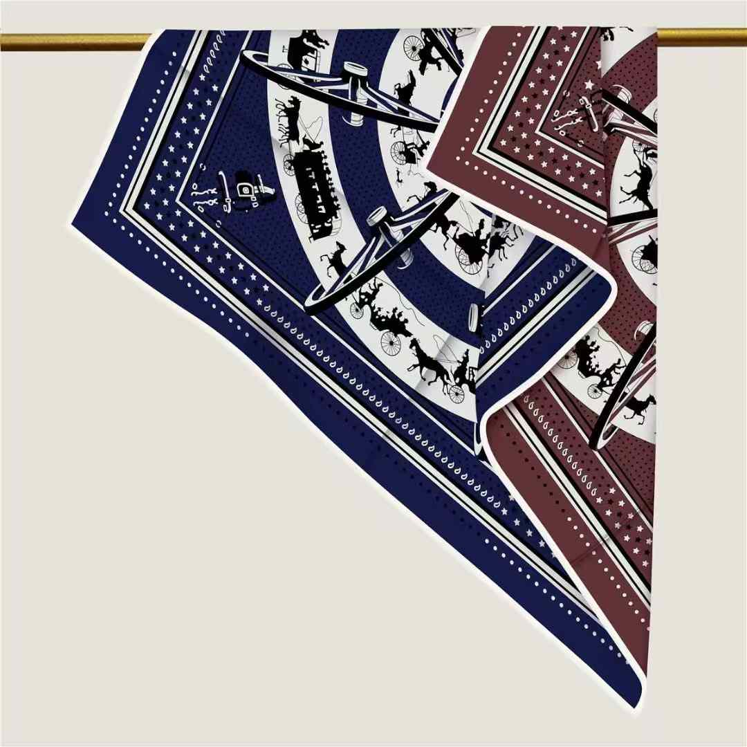 Women'S Fashion Paris - Ab Sided Роскошный дизайнерский шелковый шарф