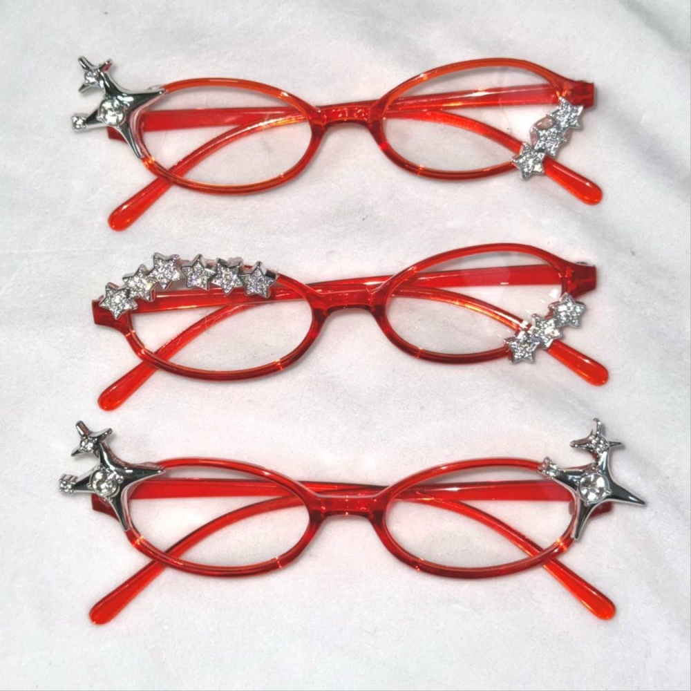 Women'S Fashion Eyeglasses - Очки в стиле Y2K с декором