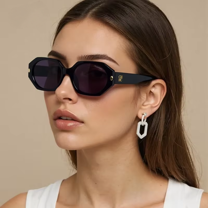 Women'S Fashion Eyeglasses - CH Ретро солнцезащитные очки «кошачий глаз»