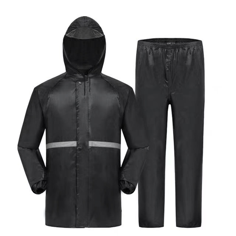 Women'S Fashion Rain Jacket - Дождевик с капюшоном и брюки для