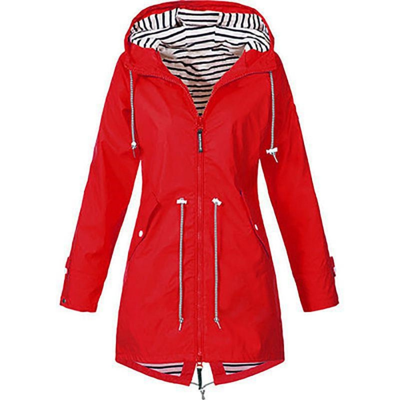 Women'S Fashion Rain Jacket - Новинка 2025 года, плащ с длинными