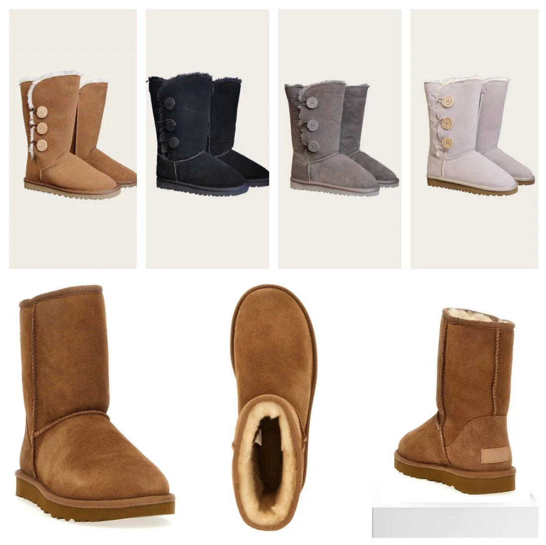 Women'S Fashion Ugg Boots - 2026 Горячая новинка: Женские зимние ботинки