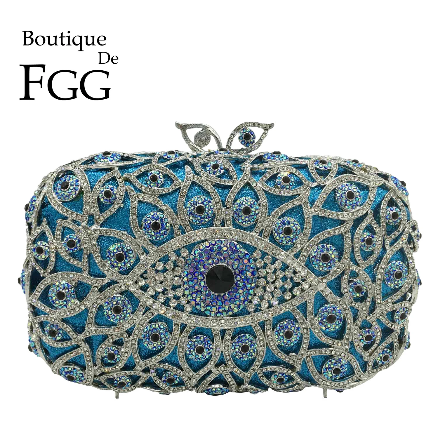 Women'S Fashion Boutique - Женский клатч с кристаллами Boutique De