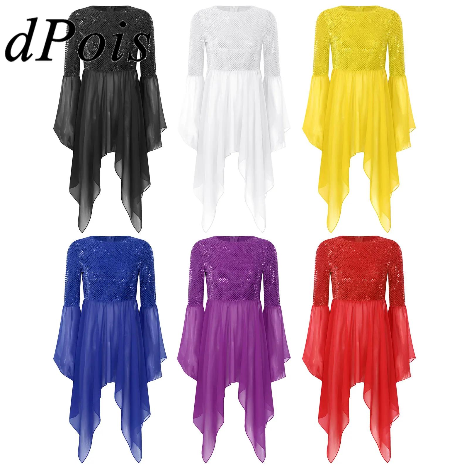 Wrap Blouse Chiffon - Женское шифоновое платье для литургического поклонения,