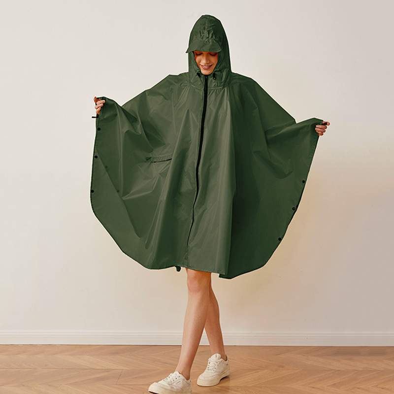 Women'S Fashion Rain Jacket - Женский дышащий плащ, легкий дождевик, пончо,