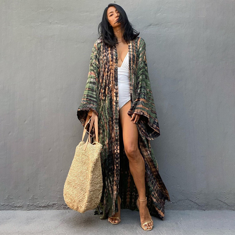 Women'S Fashion Kimono - Пляжное накидка, женское кимоно с принтом
