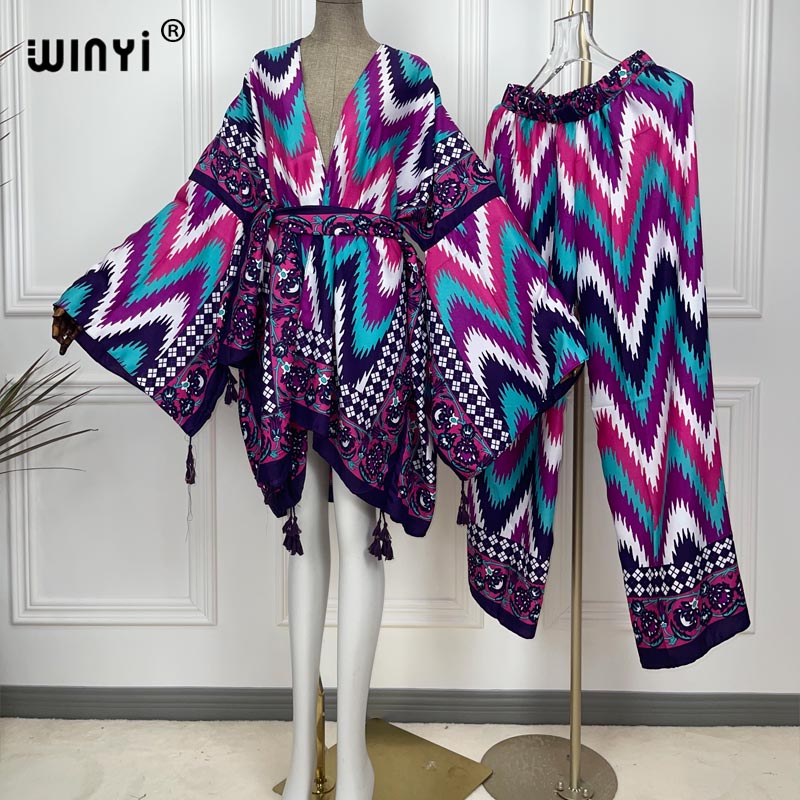Women'S Fashion Kimono - Костюм-кимоно WINYI из двух предметов, прямые