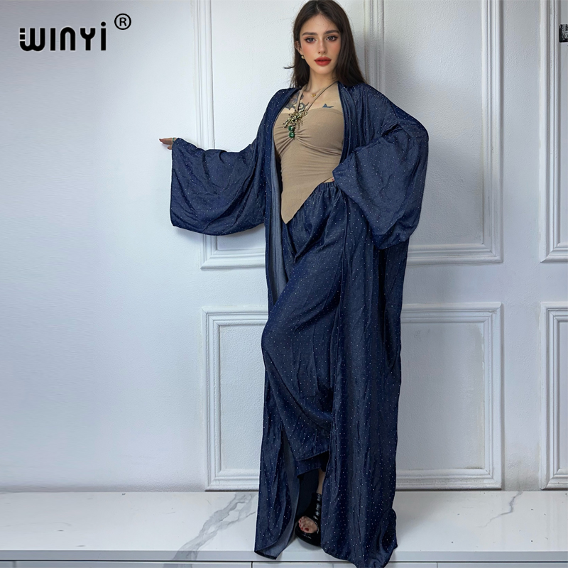 Women'S Fashion Kimono - WINYI Африканский Модный комплект из 2