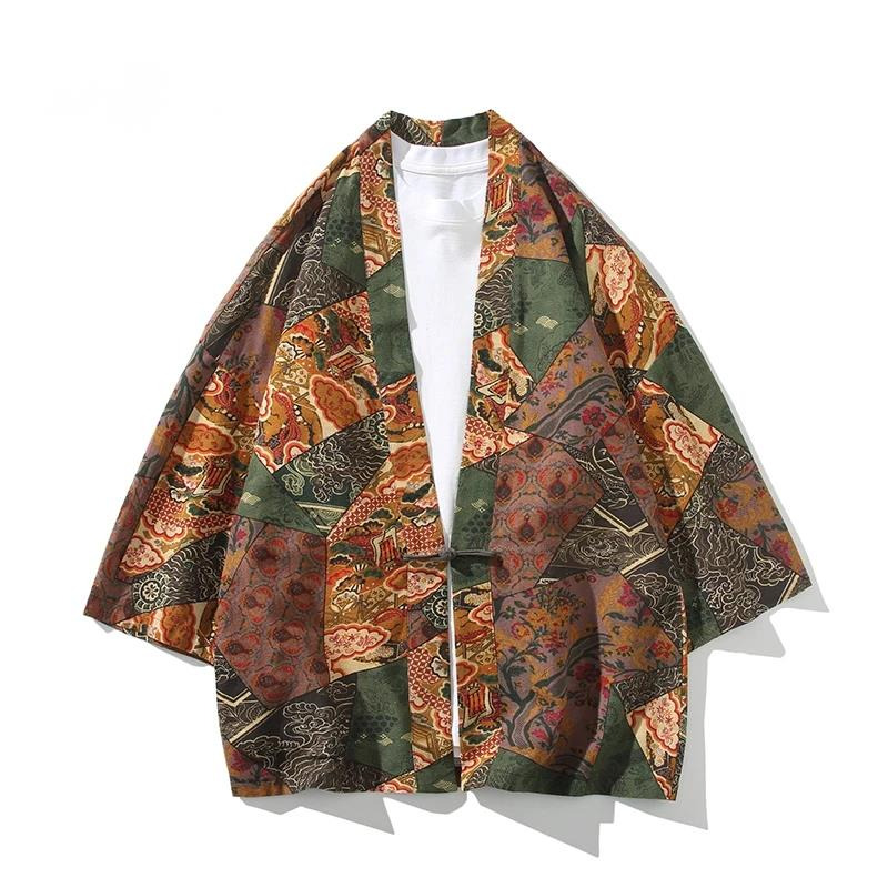 Women'S Fashion Kimono - Юката в этническом стиле с принтом