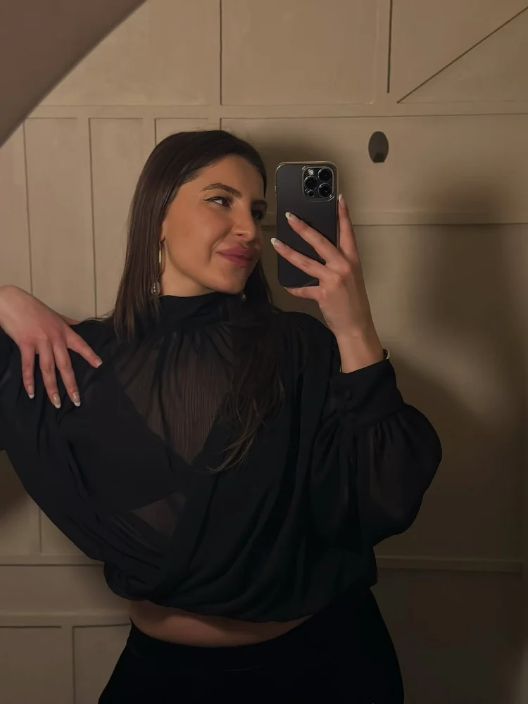Черная прозрачная шифоновая бл – обзор и цена Wrap Blouse Chiffon
