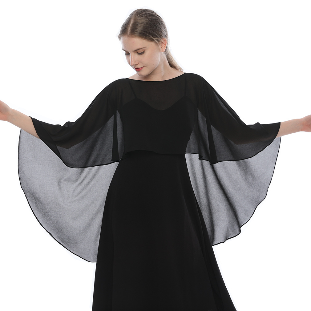 Женская шифоновая накидка-шаль – обзор и цена Wrap Blouse Chiffon