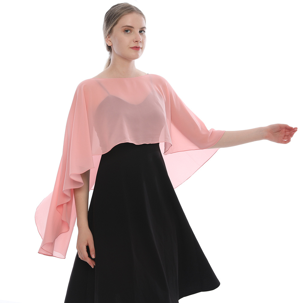 Женская шифоновая накидка-шаль – обзор и цена Wrap Blouse Chiffon