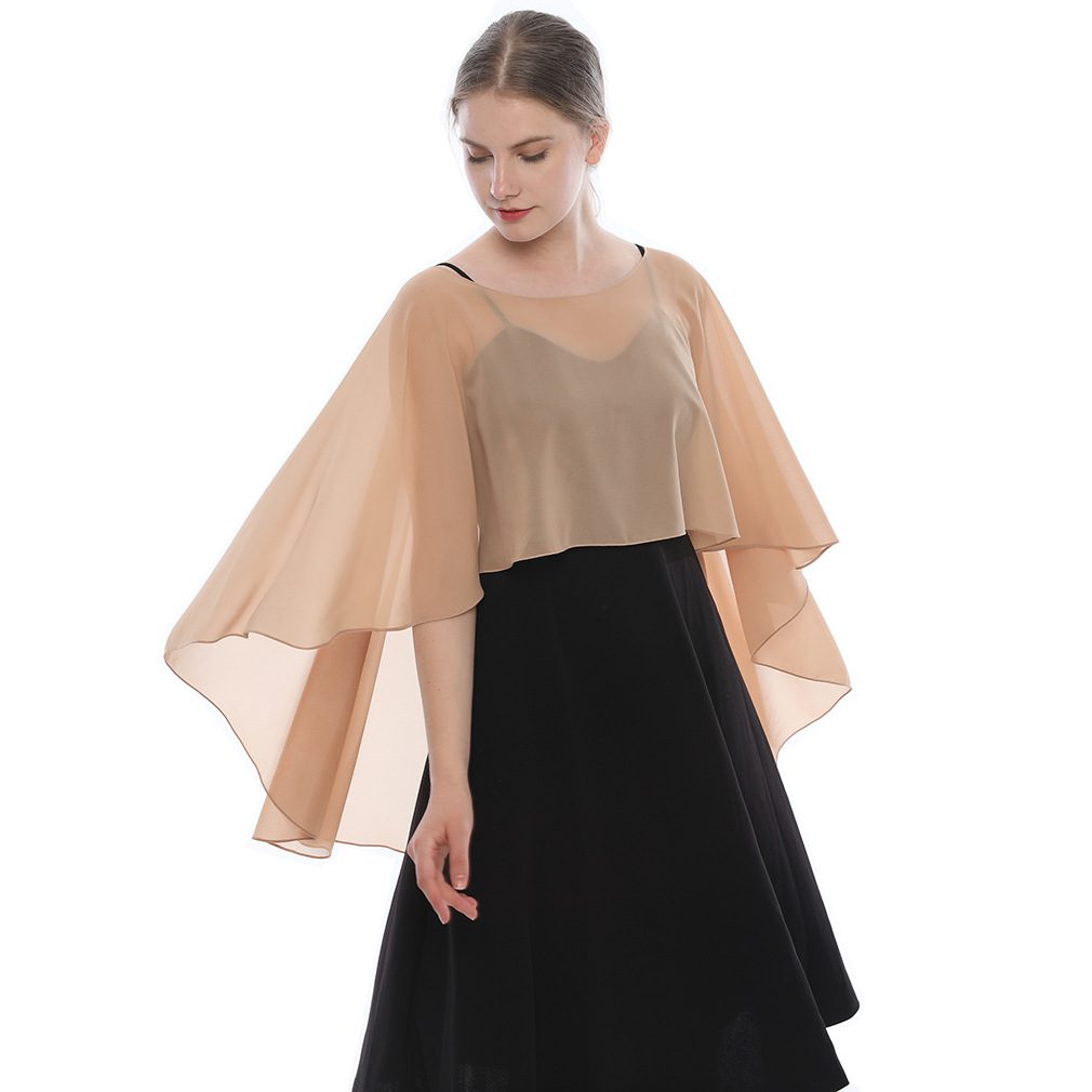 Женская шифоновая накидка-шаль – обзор и цена Wrap Blouse Chiffon