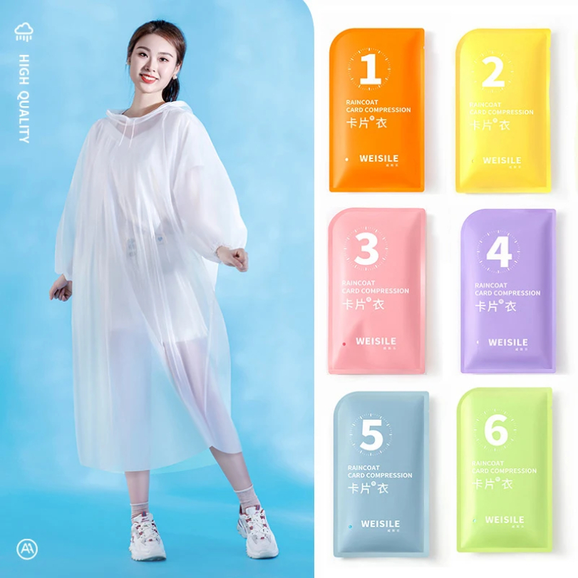 1 шт. портативный утолщенный д – обзор и цена Women'S Fashion Rain Jacket