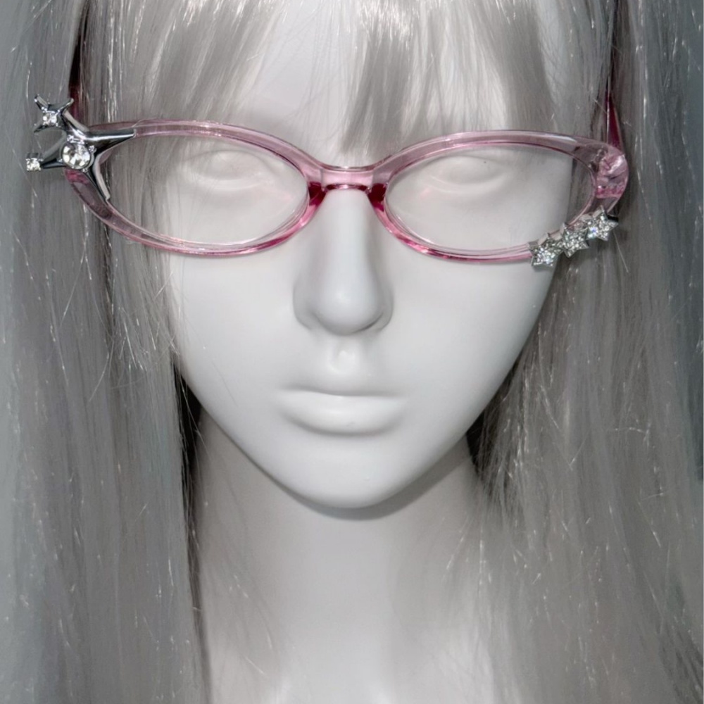 Очки в стиле Y2K с декором в в – обзор и цена Women'S Fashion Eyeglasses