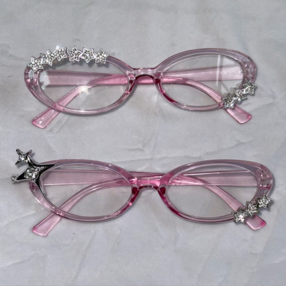 Очки в стиле Y2K с декором в в – обзор и цена Women'S Fashion Eyeglasses