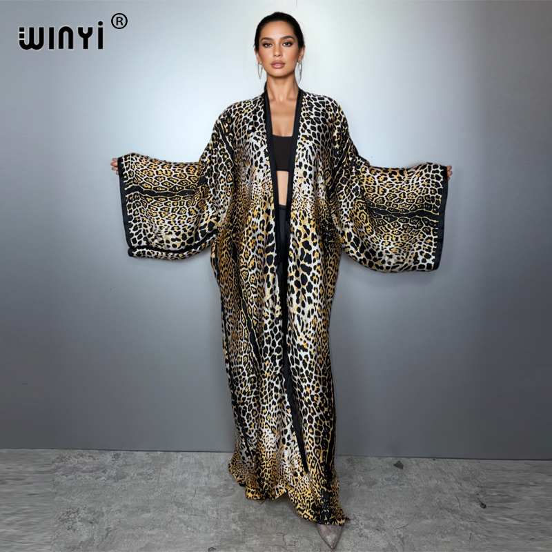 WINYI кимоно с леопардовым при – обзор и цена Women'S Fashion Kimono