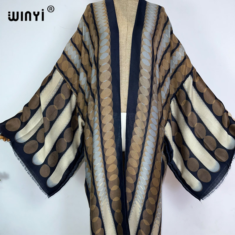 WINYI Кимоно с геометрическим  – обзор и цена Women'S Fashion Kimono