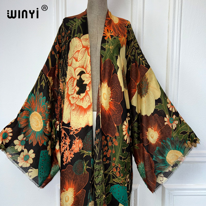 WINYI Africa Fashion Летнее ки – обзор и цена Women'S Fashion Kimono