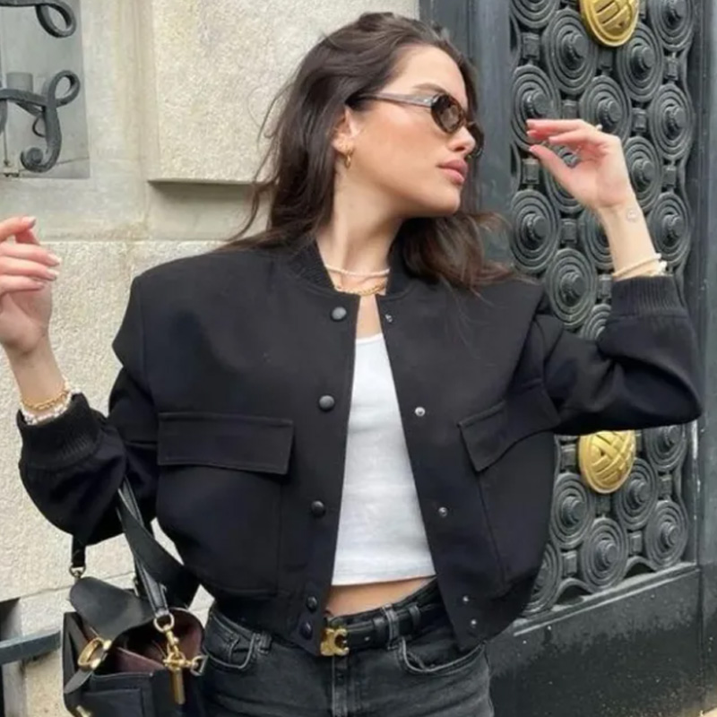 HXAO женская куртка-бомбер, ук – обзор и цена Women'S Fashion Bomber Jacket