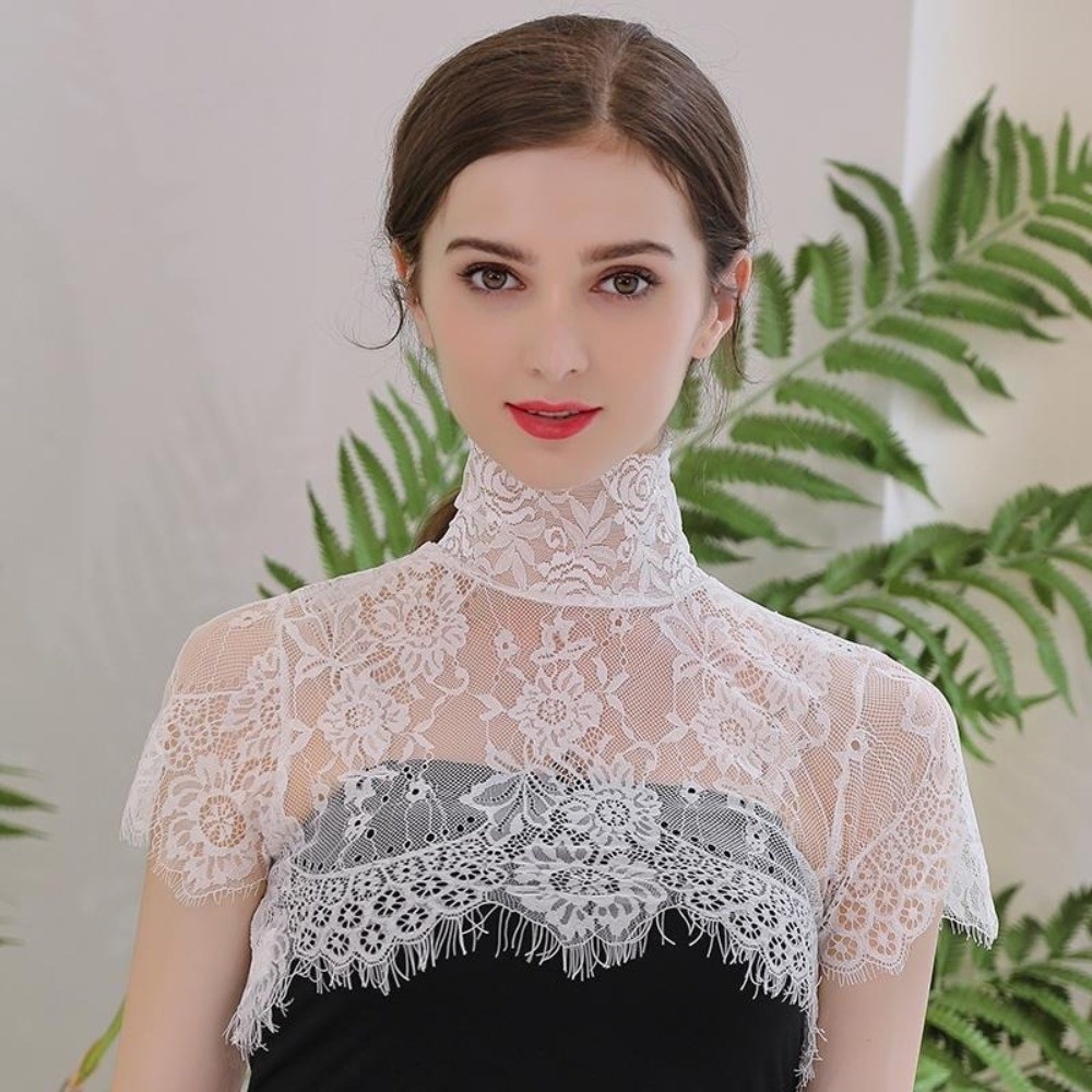 Съемный воротник-шарф, элегант – обзор и цена Wrap Blouse Chiffon