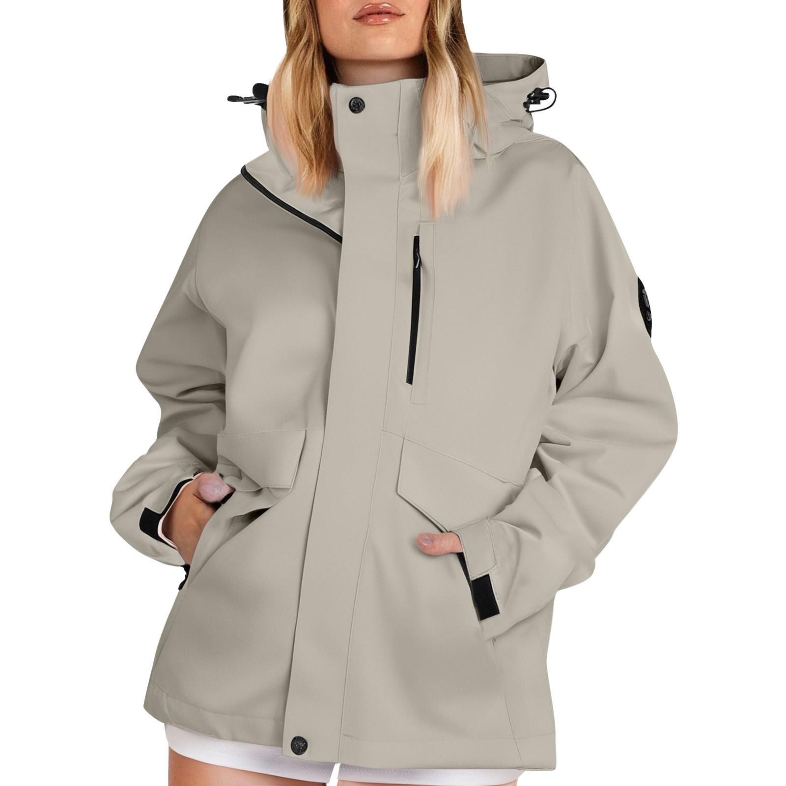 Осенние женские легкие походны – обзор и цена Women'S Fashion Rain Jacket