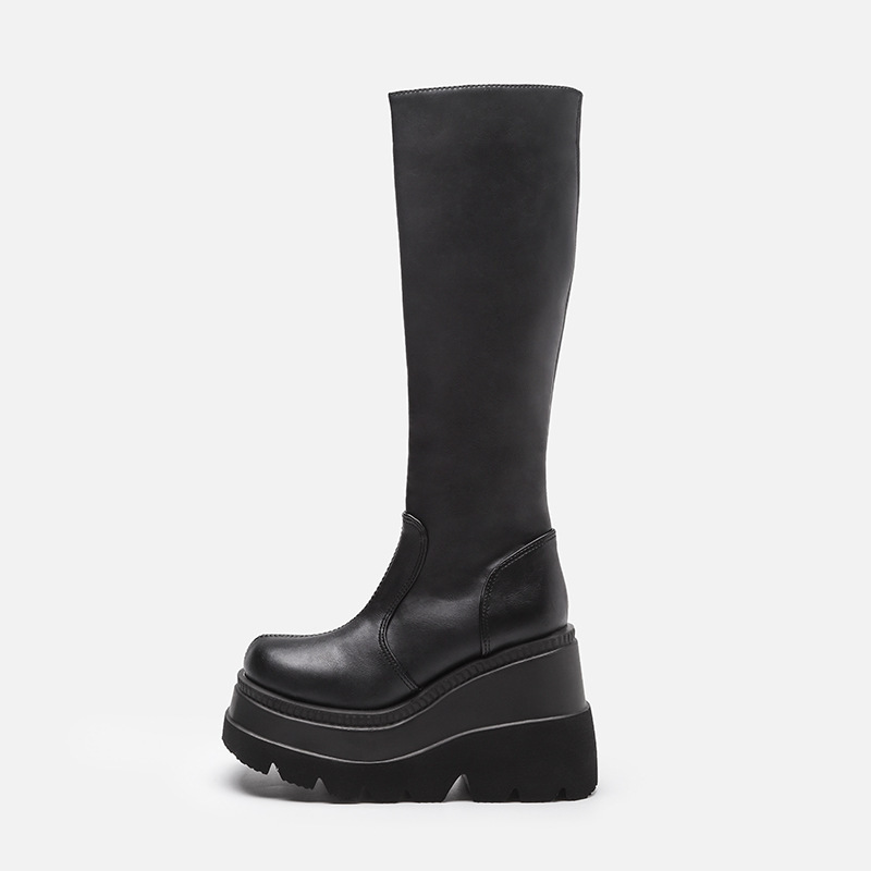 Женские ботинки на платформе в – обзор и цена Women'S Fashion Knee High Boots
