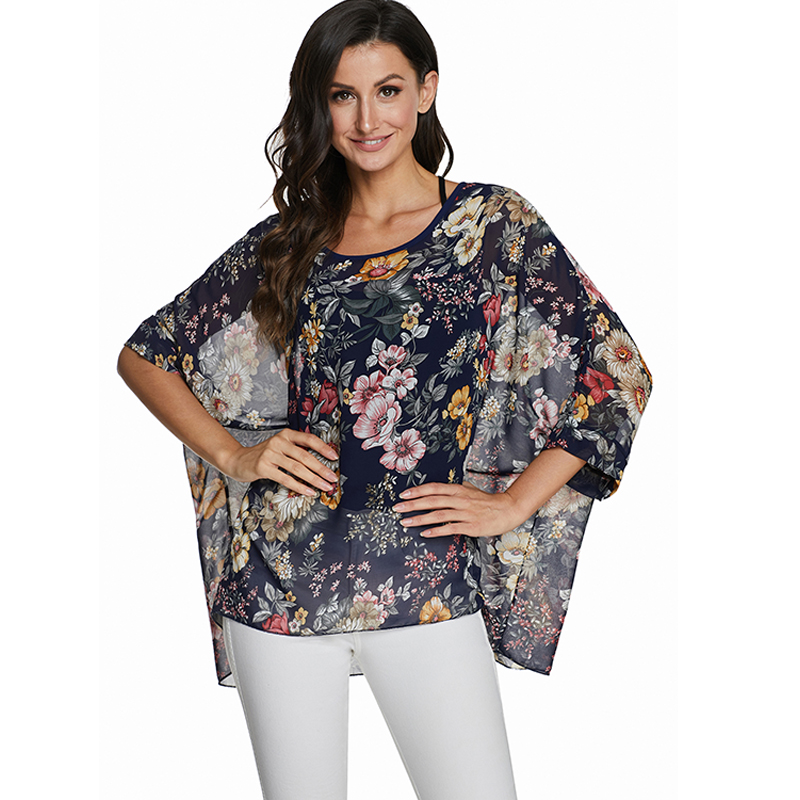 2020 женские блузки от BHflutt – обзор и цена Wrap Blouse Chiffon