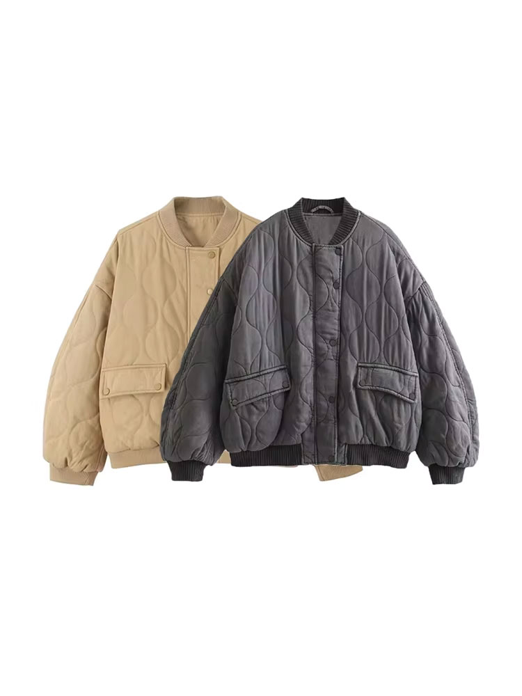 Женская мода, большие толстые  – обзор и цена Women'S Fashion Bomber Jacket